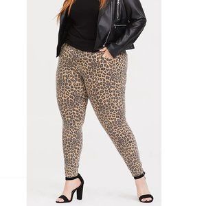 Plus Size 22 or 24 TORRID Leopard Print Jegging Stretchy Skinny Jeans new pants
